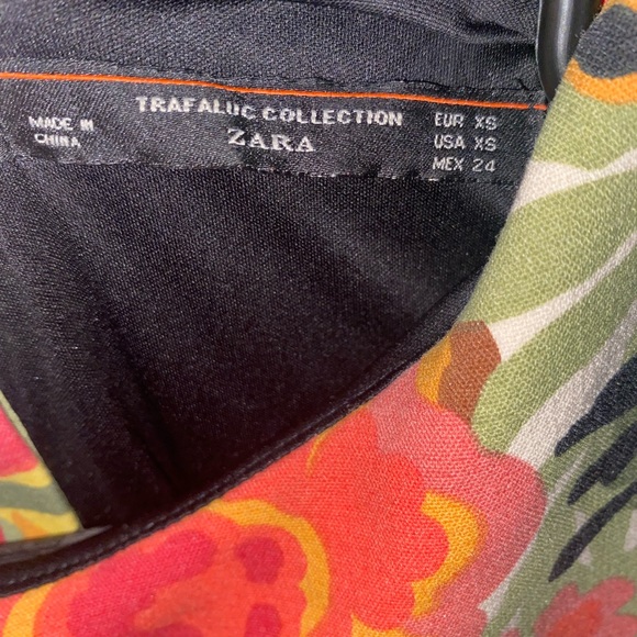 Zara 70’s Trafaluc Collection Floral Romper Size XS - Picture 6 of 6
